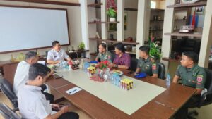 KEPALA BNNP SULSEL MENERIMA KUNJUNGAN SILATURAHMI DANDENPOM XIV/4 MAKASSAR