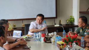 KEPALA BNNP SULSEL MENERIMA KUNJUNGAN SILATURAHMI DANDENPOM XIV/4 MAKASSAR