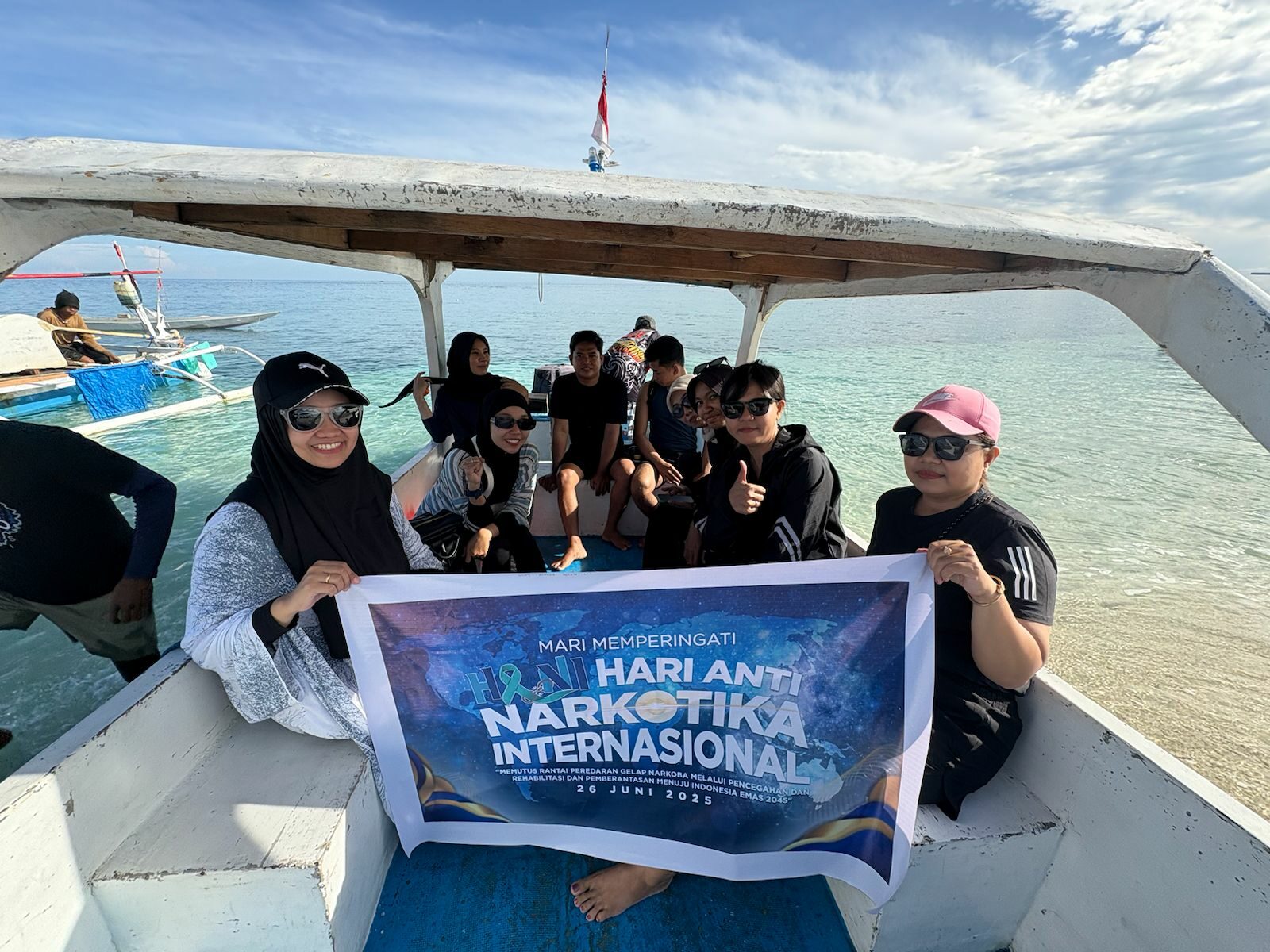 Pasca HANI, Bidang P2M melaksanakan Kampanye P4GN di Wilayah Pesisir Sulawesi Selatan (Pulau Kodingareng Keke)
