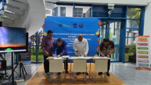LANGKAH BERSAMA CEGAH NARKOBA, BNNP SULSEL, SULBAR, SULTENG LAKUKAN PENANDATANGANAN PERJANJIAN KERJA SAMA DENGAN AIRNAV CABANG MATSC