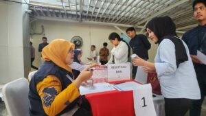 BERSINERGI UNTUK MEWUJUDKAN LINGKUNGAN KERJA BERSINAR, BNNP SULSEL LAKUKAN DETEKSI DINI TES URINE KARYAWAN PT. PERTAMINA PATRA NIAGA REGIONAL SULAWESI BERSINERGI UNTUK MEWUJUDKAN LINGKUNGAN KERJA BERSINAR, BNNP SULSEL LAKUKAN DETEKSI DINI TES URINE KARYAWAN PT. PERTAMINA PATRA NIAGA REGIONAL SULAWESI
